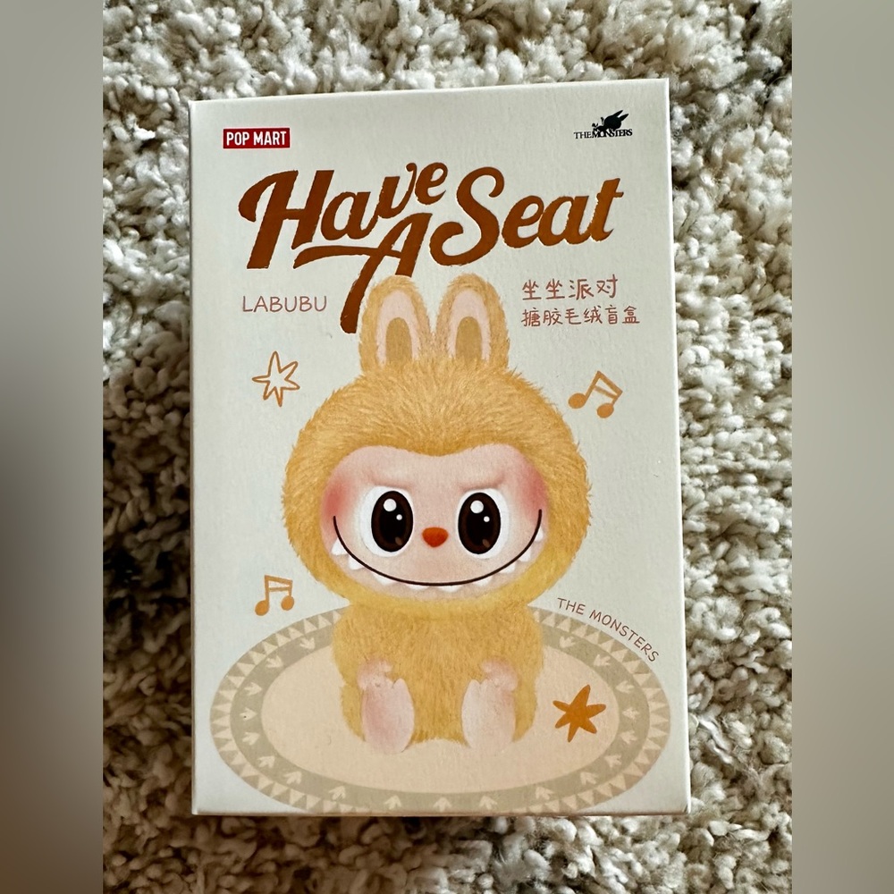 Labubu Have a Seat AUTHENTIC Ququ PopMart